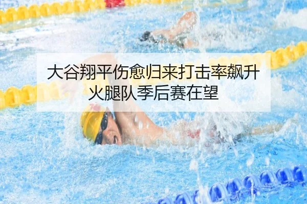 大谷翔平伤愈归来打击率飙升 火腿队季后赛在望